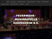 feuerwehr-musikkapelle.de Webseite Vorschau