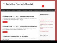 ffw-magstadt.de Webseite Vorschau