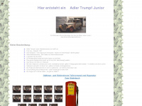 adler-trumpf.de Webseite Vorschau