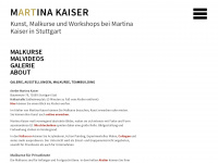 martina-kaiser.de Webseite Vorschau