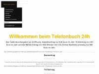 telefonbuch-24h.de Webseite Vorschau