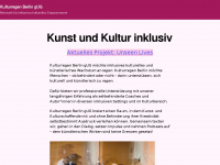 kulturregen.org Webseite Vorschau