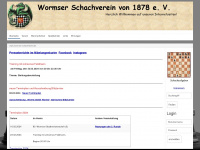 wormser-schachverein.de Webseite Vorschau
