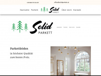 solidparkett.at Webseite Vorschau