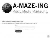 a-maze-ing.de Webseite Vorschau