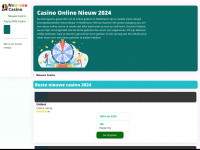 casino-online-nieuw.be Webseite Vorschau