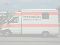 strassenambulanz-duisburg-moers.de Webseite Vorschau