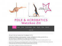 poleacrobatics.ch Webseite Vorschau