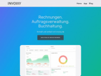 invoixy.de Webseite Vorschau