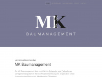 mk-baumanagement.ch Webseite Vorschau