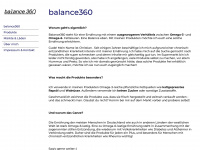 balance-360.de Webseite Vorschau
