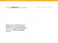 duisburger-goldankauf.com Webseite Vorschau