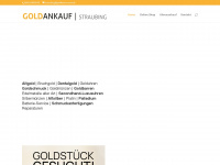 straubinger-goldankauf.de Webseite Vorschau