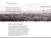 swiss-spine-foundation.ch Webseite Vorschau