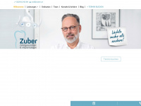 zahnarzt-zuber.at Webseite Vorschau