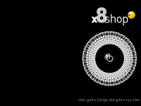 x8shop.ch Webseite Vorschau
