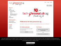 fach-personal.ch Webseite Vorschau