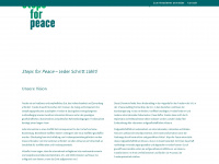steps-for-peace.org Webseite Vorschau