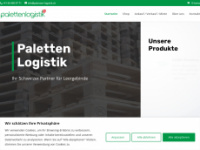 palettenlogistik.ch Webseite Vorschau
