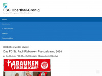 fsg-oberthal-gronig.de Webseite Vorschau