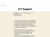 ictsupport.ch Webseite Vorschau