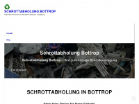 schrottabholung-bottrop.biz Webseite Vorschau
