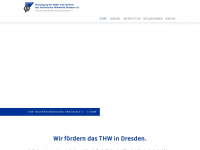 thw-helfervereinigung-dresden.de Webseite Vorschau
