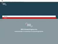 bss-streamingservice.de Webseite Vorschau