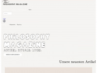 philosophy-magazine.de Webseite Vorschau