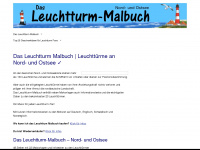 leuchtturm-malbuch.de Webseite Vorschau