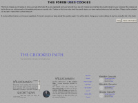 thecrookedpath.de Webseite Vorschau