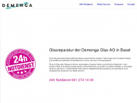 glasreparaturen-basel.ch Webseite Vorschau