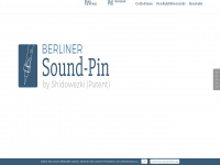 berliner-soundpin.de Webseite Vorschau