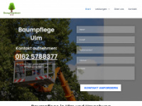 baumpflegedienst-ulm.de Webseite Vorschau