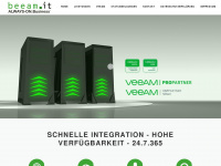 beeam.it Webseite Vorschau