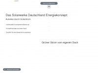 solarwerke-deutschland.de Webseite Vorschau