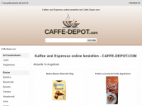caffe-depot.com Webseite Vorschau
