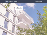 gallus-residence.de Webseite Vorschau