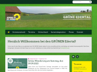 gruene-edertal.de Webseite Vorschau
