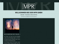 mpr-gmbh.com Webseite Vorschau