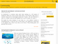 diveboard.com Webseite Vorschau