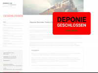 deponiegmuenden.ch Webseite Vorschau