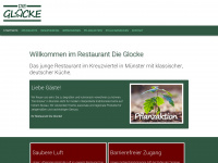 restaurant-die-glocke.de Webseite Vorschau