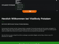 vitalbody-potsdam.de Webseite Vorschau