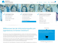 jugendschutzsolothurn.ch Webseite Vorschau