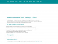 radiologie-gossau.ch Webseite Vorschau