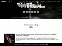 volumeberlinrecords.com Webseite Vorschau