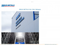 bibusmetals.my Webseite Vorschau