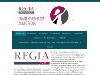regia-unternehmerinnenkonferenz.de Webseite Vorschau