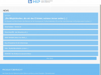 hip-portal.de Webseite Vorschau
